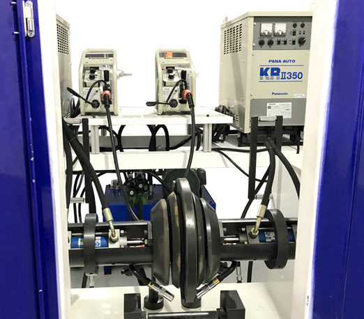 The Advantages Of Double Rib Brake Shoe Angle Welding Machine