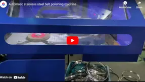 Automatic stainless steel belt polishing machine
